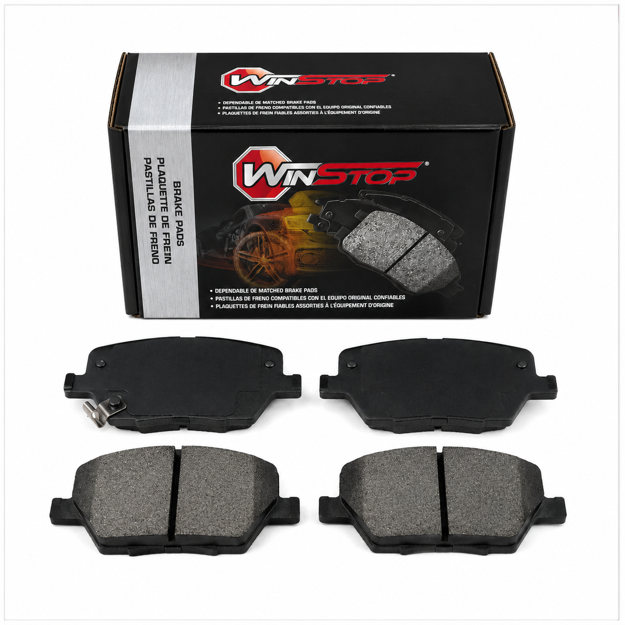Juego de Pastillas de Freno Traseras Winstop Compatible con Jeep Renegade 1.8