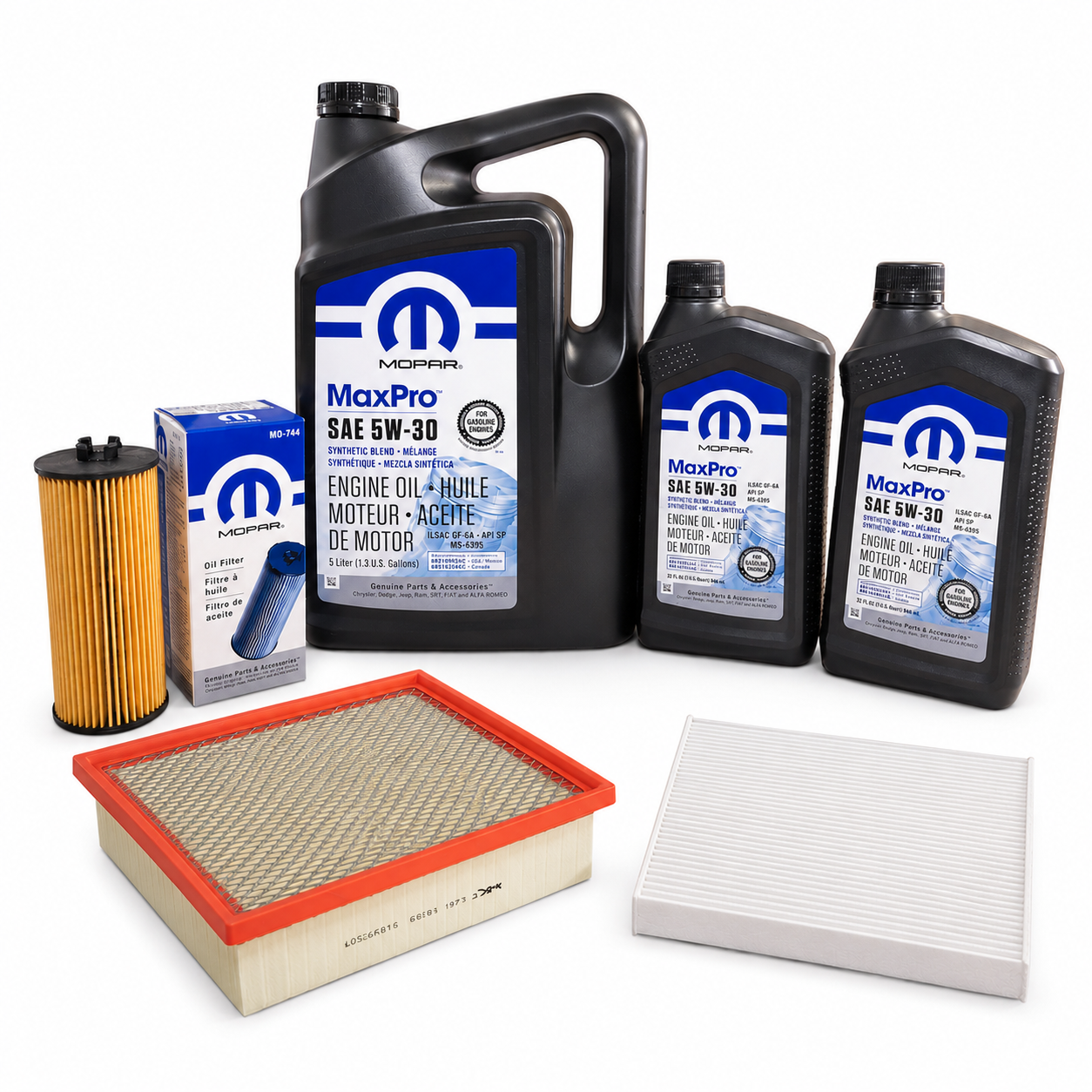 Kit Aceite + Filtros Jeep Grand Cherokee / Dodge Durango 3.6 2011 al 2013