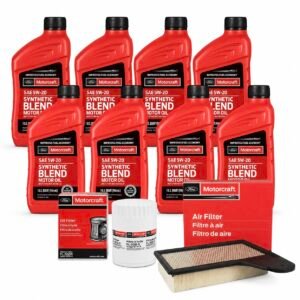 Kit mantención Ford Mustang 5.0 2015 al 2020 aceite + filtros motorcraft