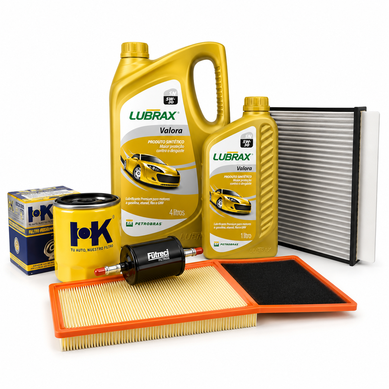 Kit Mantención MG3 1.5 2012-2018 | Aceite Total Quartz 5W30 + 4 Filtros