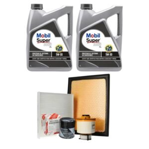 Kit Mantención Toyota Hilux 2.4 y 2.8 Diesel 2016-2024 | Aceite Mobil 5W30 + 4 Filtros