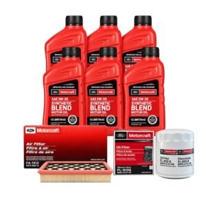 Kit mantención Ford edge motor 2.0 aceite + aire 2013 al 2020 original