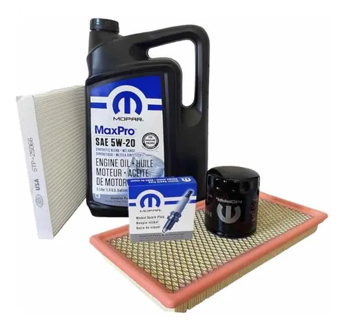 Kit de Aceite + Filtros + Bujias - Jeep Compass/Patriot - Dodge Caliber 2.0 2.4 | 2006 al 2010
